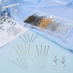 600Pcs 6 Color Brass Eye Pins&nbsp;KK-SP0002-38