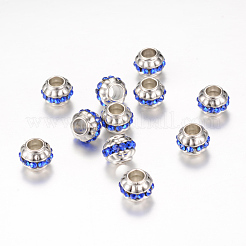 Rhinestone European Beads&nbsp;X-RB-R047-M