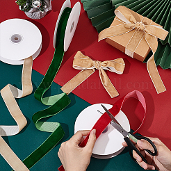 3 Rolls 3 Colors Single Face Velvet Ribbon Sets&nbsp;OCOR-AR0001-57