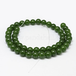 Natural TaiWan Jade Bead Strands&nbsp;G-F342-03-10mm