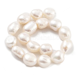 Natural Cultured Freshwater Pearl Beads Strands&nbsp;PEAR-P062-30B