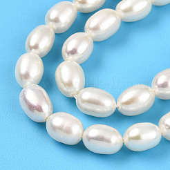 Natural Cultured Freshwater Pearl Beads Strands&nbsp;PEAR-N012-05N-01