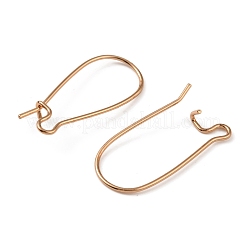 Brass Hoop Earring Findings&nbsp;KK-WH0061-04B-G