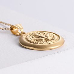 European Style Stainless Steel Peace Pigeon Pendant Necklaces for Women&nbsp;ZA6244