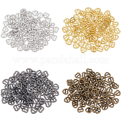 360Pcs 4 Colors Alloy Buckles&nbsp;AJEW-GF0012-59