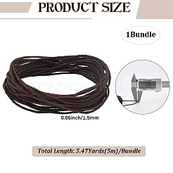 5M DIY Frosted Cowhide Leather Cord&nbsp;OCOR-GF0004-97A-02
