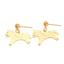 Brass Dangle Stud Earrings&nbsp;WG420D9-01