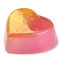 Electroplated Natural Quartz Crystal Heart Bowl&nbsp;DJEW-C010-01