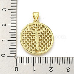 Brass with Cubic Zirconia Pendants&nbsp;FIND-Z023-09C-01