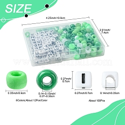 Transparent & Opaque Acrylic Beads&nbsp;KY-FS0001-26B