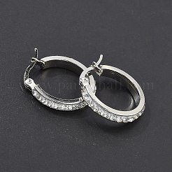 304 Stainless Steel Hoop Earrings&nbsp;EJEW-N0031-11P