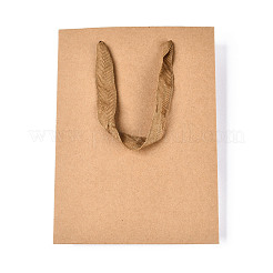 10Pcs 5 Sizes Kraft Paper Gift Shopping Bags Set&nbsp;AJEW-T013-11