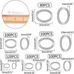 304 Stainless Steel Open Jump Rings&nbsp;STAS-UN0011-77P