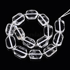 Natural Quartz Crystal Beads Strands&nbsp;G-C098-A20-01