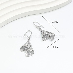 Geometric Brass Hoop Dangle Earrings for Women&nbsp;JR6007