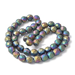 Electroplated Synthetic Non-magnetic Hematite Beads Strands&nbsp;G-S382-01C