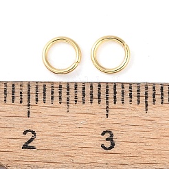 Brass Open Jump Rings&nbsp;KK-N254-45B-G