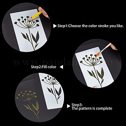 PET Plastic Drawing Painting Stencils Templates&nbsp;DIY-WH0502-62B