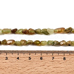 Natural Green Garnet Beads Strands&nbsp;G-K203-05
