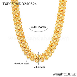 Flower 304 Stainless Steel Link Chain Necklaces for Women&nbsp;FS-WG43A0B-04