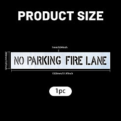 Silicone NO PARKING FIRE LANE Stencil&nbsp;DIY-WH0622-686