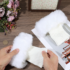 Acrylic Fiber Woolen Yarn Socks Leg Cover&nbsp;AJEW-WH20018-149D