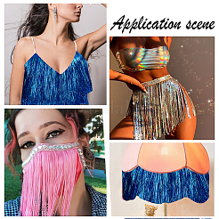 Polyester Fringe Trimmings&nbsp;OCOR-WH0086-09B