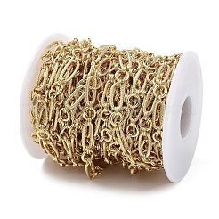 Rack Plating Brass Oval Link Chains&nbsp;CHC-G023-07G
