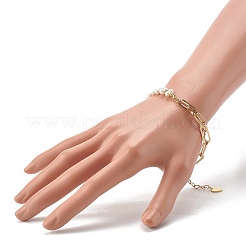 Round Shell Pearl Beaded Bracelets&nbsp;X1-BJEW-TA00008