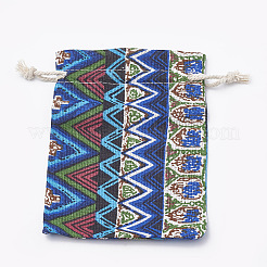 Polycotton(Polyester Cotton) Packing Pouches Drawstring Bags&nbsp;ABAG-T006-A23