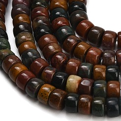 Natural Ocean Jasper Beads Strands&nbsp;GG-CBA792A-G04-4x7mm