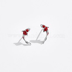 Anti-Tarnish Rhodium Plated 925 Sterling Silver Stud Earrings&nbsp;STER-BB72115