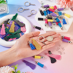 DIY Loud-speaker Shape Acrylic Pendant Keychain Making Kit&nbsp;DIY-TA0009-15