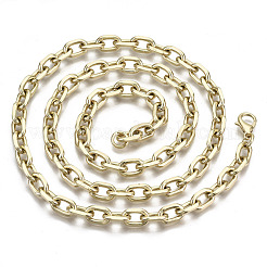 Iron Cable Chains Necklace Making&nbsp;MAK-N034-003A-KC