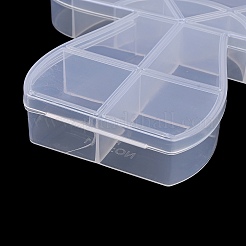 (Defective Closeout Sale: Scratched) Autumn Mushroom 14 Grids Plastic Bead Storage Containers with Hinged Lid&nbsp;CON-XCP0002-77