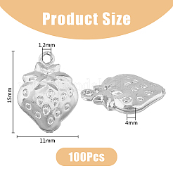 100Pcs 304 Stainless Steel Charms&nbsp;STAS-DC0014-98