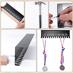 Iron Wall-mounted Medal Holder&nbsp;AJEW-WH0481-661B