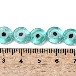 Handmade Evil Eye Lampwork Beads Strands&nbsp;LAMP-G164-10C-01