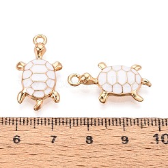 Alloy Enamel Pendants&nbsp;PALLOY-T092-26G-02