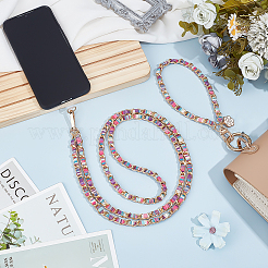 2Pcs Polycotton & Alloy Enamel Mobile Straps&nbsp;HJEW-PH02336