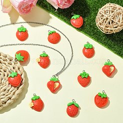60Pcs 10 Styles Opaque Resin Pendants&nbsp;RESI-CJ0004-41
