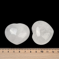 Heart Natural Quartz Crystal Palm Stone&nbsp;G-C186-03I