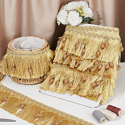 6M Polyester Tassel Lace Trim&nbsp;OCOR-OC0001-51C