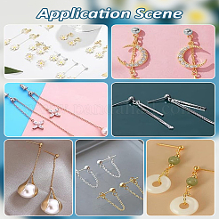 20Pcs Iron Ball Stud Earring Findings&nbsp;STAS-LP0001-67