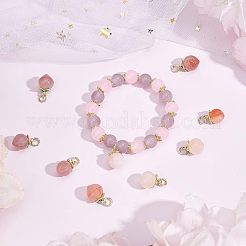 Natural Agate Charms&nbsp;G-PH0001-86