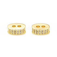 Brass Micro Pave Cubic Zirconia Multi-Strand Links&nbsp;KK-P228-53G