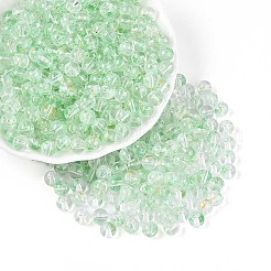 Baking Paint Transparent Glass Beads&nbsp;DGLA-T004-08G