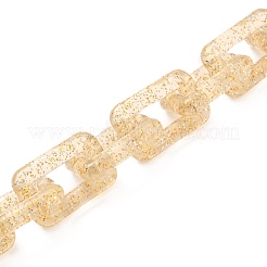 Handmade Transparent Acrylic Cross Chains&nbsp;AJEW-JB00816