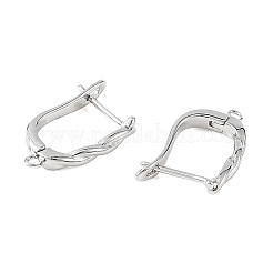 SHEGRACE Brass Hoop Earring Findings&nbsp;XGRQ79687-949P