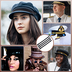 PU Leather Hat Band for Cowboy Hat&nbsp;LS-DIY-WH0723-028C